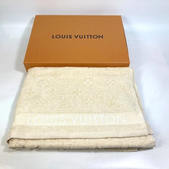 UNUSED LOUIS VUITTON M77516 Monogram Dora du Bain-LV Vacation Beach bath towel - Picture 1 of 10